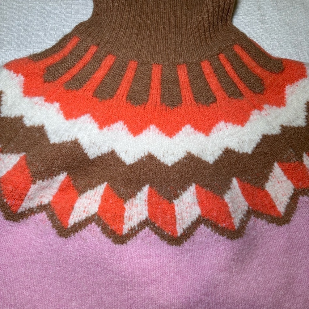 J Crew Super Soft Fair Isle Wool Sweater - Picture 7 of 13